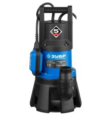 ЗУБР Профессионал [НПГ-Т3-1300] Насос Т3 погружной { дренаж. для грязной воды (d частиц до 35мм), 1300Вт,пропуск способн 420л/мин,напор 11м,провод 10м }
