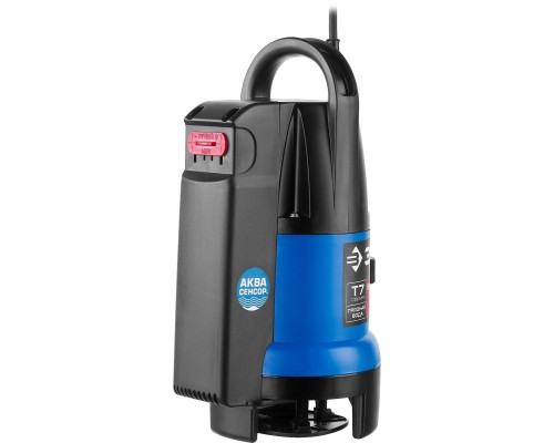 [Бензоинструмент] ЗУБР Профессионал [НПГ-Т7-550] Насос Т7 АкваСенсор погружн { дренаж. для грязн воды(d частиц до 35мм),550Вт,датчик уровня,200л/мин,напор 7м,провод 10м }