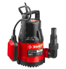 ЗУБР [НПЧ-М1-250] Насос М1 погружной { дренажный для чистой воды (диаметр частиц до 5 мм), 250Вт, пропуск. способ. 90л/мин, напор 6м, провод 7м }