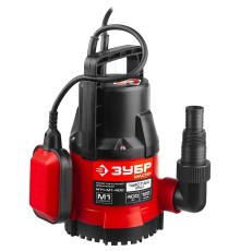 ЗУБР [НПЧ-М1-400] Насос М1 погружной { дренажный для чистой воды (диаметр частиц до 5 мм), 400Вт,пропуск. способ. 120л/мин, напор 7м, провод 7м }