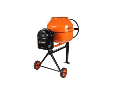 [Бетоносмесители] Вихрь [74/1/5] Бетомешалка БМ-200 { 900 вт,  венец/чугун,  оъем-200 л,  отверстие бар.-400мм }