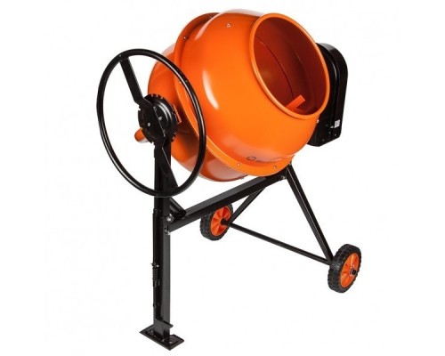 [Бетоносмесители] Вихрь [74/1/8] Бетомешалка БМ-230 { 1000 вт,  венец/чугун,  оъем-230 л,  отверстие бар.-400мм }