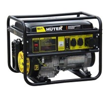 Huter DY9500L 64/1/39 Электрогенератор { четырехтактный, 7500Вт, 220В/50Гц, 91Дб, принудительное охлаждение, бак 25 л, расход бензина 374 г/кВтч, расход масла 6,8 г/кВтч, ручной стартер }
