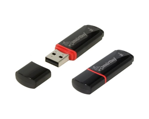 [Носитель информации] Smartbuy USB Drive 16Gb Crown Black SB16GBCRW-K