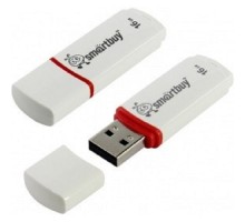 Smartbuy USB Drive 16Gb Crown White SB16GBCRW-W