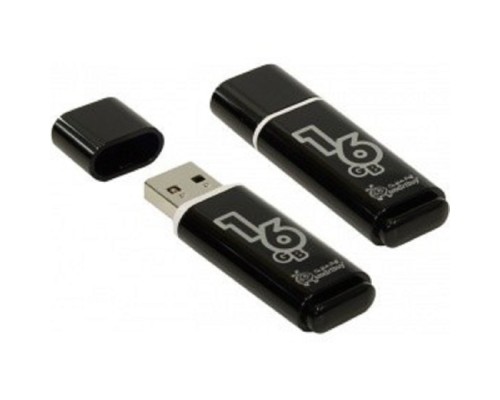 [Носитель информации] Smartbuy USB Drive 16Gb Glossy series Black SB16GBGS-K