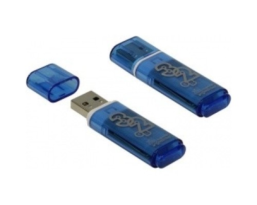 [Носитель информации] Smartbuy USB Drive 32Gb Glossy series Blue SB32GBGS-B