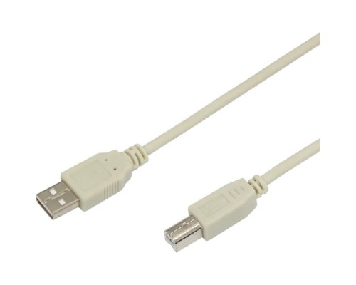 [Кабели] Rexant (18-1104) Кабель USB-А– USB-B, 2,4А, 1,8м, ПВХ, серый