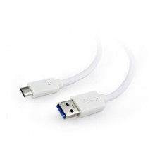 Cablexpert Кабель USB3.0 AM/USB Type-C, 1.8м, белый, пакет (CCP-USB3-AMCM-6-W)