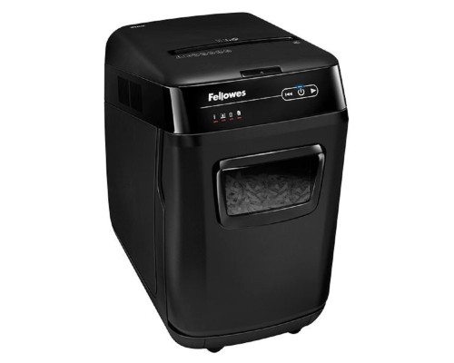 [Уничтожитель] Fellowes Шредер AutoMax 200M FS-4656301 с автоподачей {DIN P-5,2х14мм.200лст.32лтр}