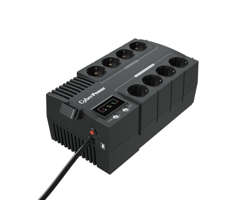 [ИБП] ИБП CyberPower BS650E {Line-Interactive, 650VA/390W USB, (4+4 EURO), 12В/5 Ач х 1}