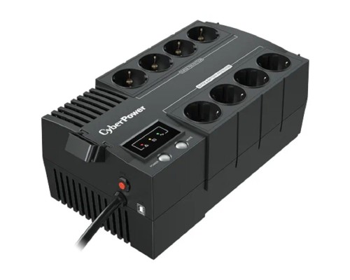 [ИБП] ИБП CyberPower BS850E {Line-Interactive, 850VA/480W USB, (4+4 EURO), 12В/5.5 Ач х 1