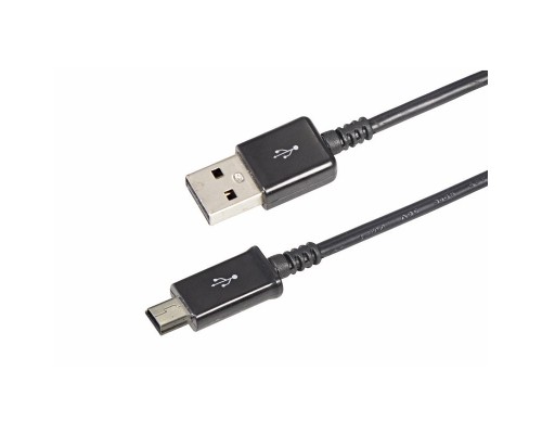 [Кабели] Rexant (18-4402) Кабель USB-A – mini USB, 1А, 1м, ПВХ, черный