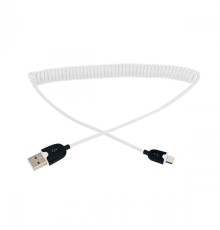 Rexant (18-4301) Кабель USB-A – micro USB, 2,4А,  1м, белый, витой
