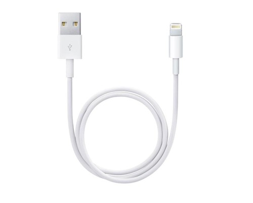 [Кабели] Rexant (18-0001) Кабель USB-A – Lightning для Apple, 2,4А, 1м, ПВХ, белый