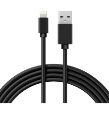 Rexant (18-1122) Кабель USB-A – Lightning для Apple, 1А, 1м, ПВХ, черный
