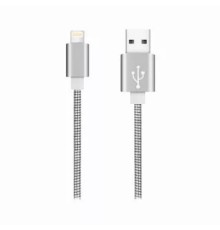 Rexant (18-4247) Кабель USB-A – Lightning для Apple, 2,4А, 1м, в металлической оплетке