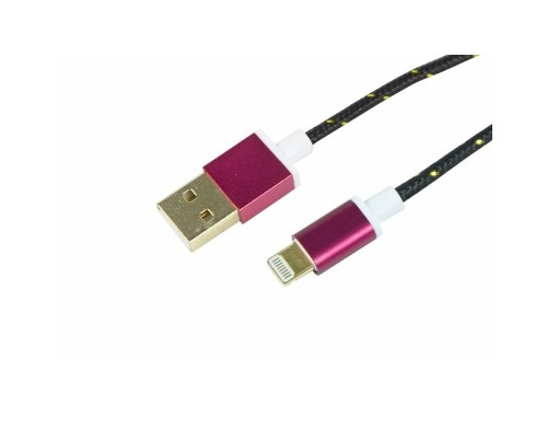 [Кабели] Rexant (18-4245) Кабель USB-A – Lightning для Apple, 2,4А, 1м, нейлон, серый