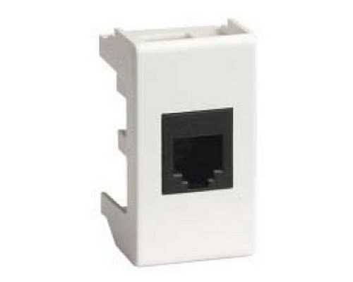 [Электроустановочные изделия] Dkc 45068 Ком.роз. RJ45 кат.6 экран., 8P8C, Viva, белая, 1мод