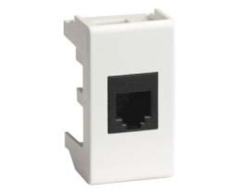 [Электроустановочные изделия] Dkc 45078 Ком.роз. RJ45 кат.6A, 8P8C, Viva, белая, 1мод