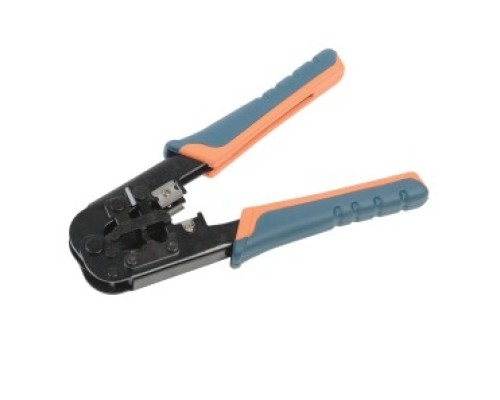 [Патч-корды, Патч-панели] ITK TM1-B10H Инструмент обжим для RJ-45,12,11 без  x рап ме x  сине-оранж