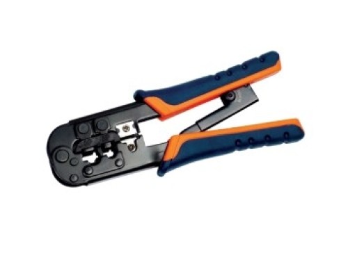 [Патч-корды, Патч-панели] ITK TM1-B11H Инструмент обжим для RJ-45,12,11 с  x рап. ме x . сине-оранж