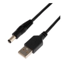 Rexant (18-0231) Кабель USB штекер - DC разъем питание 2,1х5,5 мм, длина 1,5 метра