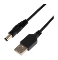 Rexant (18-0231) Кабель USB штекер - DC разъем питание 2,1х5,5 мм, длина 1,5 метра