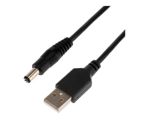 [Кабели] Rexant (18-0231) Кабель USB штекер - DC разъем питание 2,1х5,5 мм, длина 1,5 метра