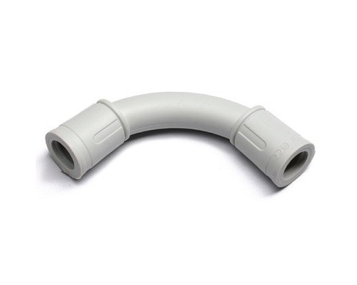 [Аксессуары к гофрированным и жестким трубам.] Dkc 50016 Поворот на 90 град.  труба-труба, IP 67, д. 16мм