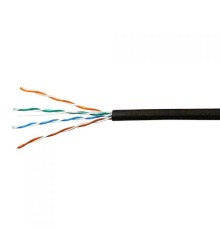 SkyNet Кабель UTP outdoor 4x2x0,46, медный, FLUKE TEST, кат.5e, однож., (305м) box, черный [CSL-UTP-4-CU-OUT](АК5010171/1693223)