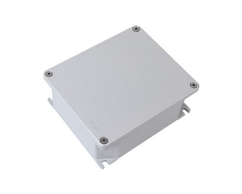 [Аксессуары к гофрированным и жестким трубам.] Dkc 65301 Коробка ответвительная алюминиевая окрашенная,IP66, RAL9006, 128 х 103 х 55мм