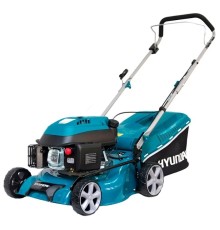 HYUNDAI [L 4310] Бензиновая газонокосилка {не самоходная, двигатель HYUNDAI ICV150,4-х такт, 3,5 л.с./149 см3, Ширина среза 43 см, Высота среза 25-75 мм, 29,5 кг }