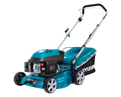 [Газонокосилка] HYUNDAI [L 4310] Бензиновая газонокосилка {не самоходная, двигатель HYUNDAI ICV150,4-х такт, 3,5 л.с./149 см3, Ширина среза 43 см, Высота среза 25-75 мм, 29,5 кг }