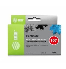 CACTUS PFI-107C Картридж струйный для Canon IP iPF670/iPF680/iPF685/iPF770/iPF780/iPF785/, синий (130мл)