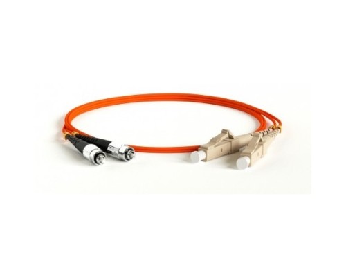[Патч-корд] Hyperline FC-D2-50-FC/­PR-LC/­PR-H-3M-LSZH-OR Патч-корд волоконно-оптический (шнур) MM 50/­125, FC-LC, 2.0 мм, duplex, LSZH, 3 м
