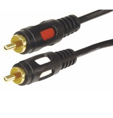Rexant (17-0145) Шнур 2RCA Plug - 2RCA Plug  3М  (GOLD)  