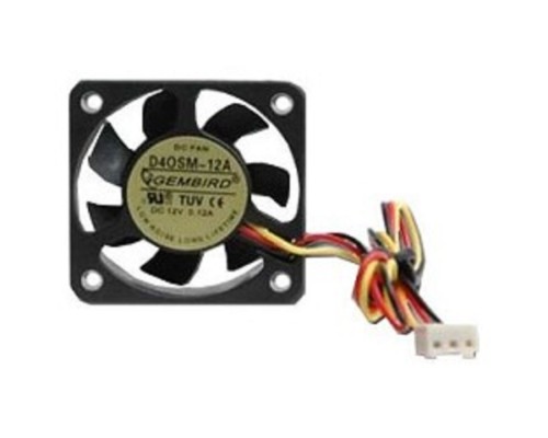 [Вентилятор] Gembird Вентилятор 40x40x10, 3pin, шнур 7см,  [D40SM-12A]