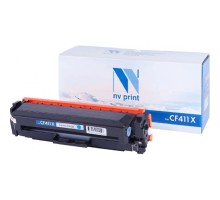 NV Print CF411X Картридж для HP Laser Jet Pro M377dw/M452nw/M452dn/M477fdn/M477fdw/M477fnw, Cyan, 5000 к