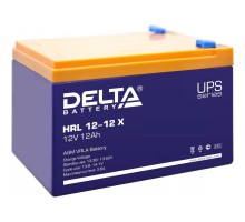 Delta HRL 12-12 X (12А\ч, 12В) свинцово- кислотный  аккумулятор