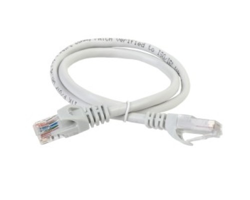 [Патч-корды, Патч-панели] ITK PC01-C5EU-1M Коммутационный шнур (патч-корд), кат.5Е UTP, 1м, серый