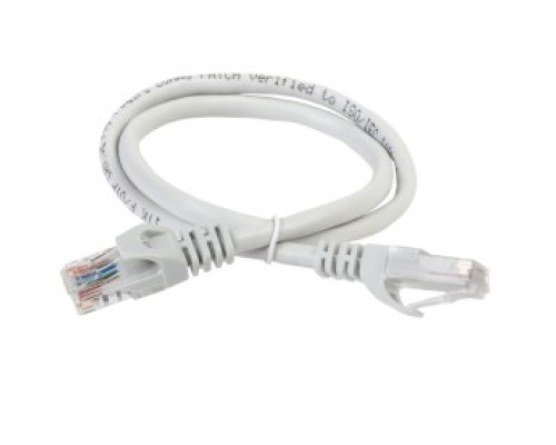 [Патч-корды, Патч-панели] ITK PC01-C5EU-1M5 Коммутационный шнур (патч-корд), кат.5Е UTP, 1,5м, серый