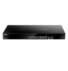 D-Link DMS-1100-10TS/A1A Настраиваемый L2 коммутатор с 8 портами 100/1000/2.5GBase-T и 2 портами 10GBase-X SFP+
