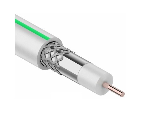 [Кабель] PROconnect (01-2431-2) Кабель SAT 703 B, CCS/Al/Al, (75%), 75 Ом, 100м., белый