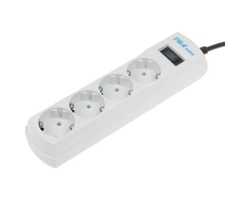 [Сетевые фильтры] ZIS Сетевой фильтр Pilot mini {4 розетки, с заземлением} 3 м