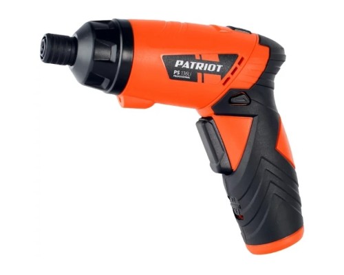 [Дрель, Шуруповерт] PATRIOT PS 136Li Отвертка аккумуляторная  [180201303] { 3,6 В, 1,5 Ач, 200 об/мин, 3.5 Нм, 0.78 кг }