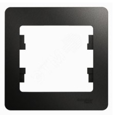 Systeme electric GSL000701 GLOSSA 1-постовая РАМКА, АНТРАЦИТ                                                   