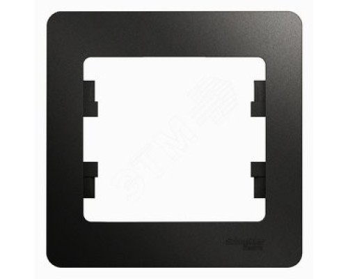 [Розетки ] Systeme electric GSL000701 GLOSSA 1-постовая РАМКА, АНТРАЦИТ                                                   