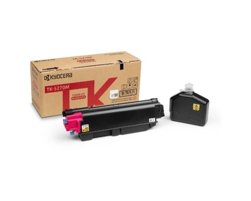 [Расходные материалы] Kyocera-Mita TK-5270M Тонер-картридж,Magenta  {P6230cdn/M6230cidn/M6630cidn (6000стр)}