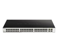 D-Link DGS-1210-52/ME/B1A Управляемый L2 коммутатор, 48x1000Base-T, 4x1000Base-X SFP, AC 220В/DC 12В(с возможностью мониторинга статуса питания коммутатора)